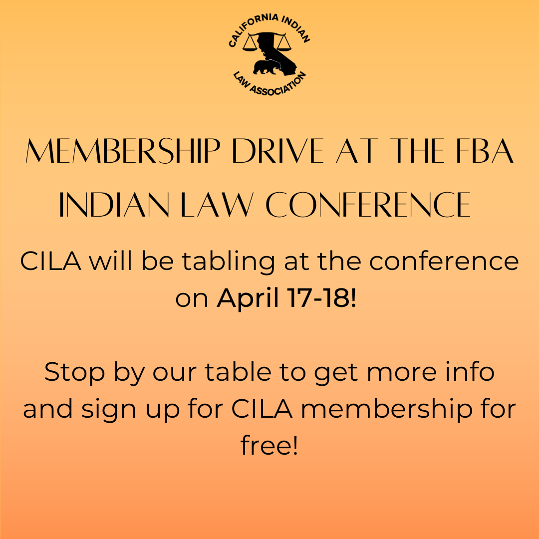 California Indian Law Association